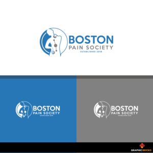 Boston Pain Society, Established 2018 | Logo Design by Graphic Bricks