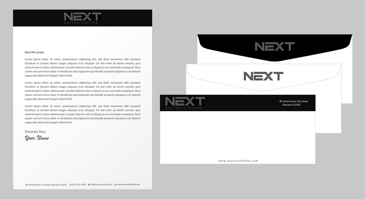 Letterhead Design by Infinitive Technology for this project | Design #21124727
