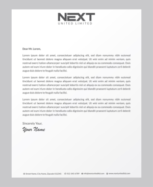 Letterhead Design by Infinitive Technology for this project | Design: #21124730
