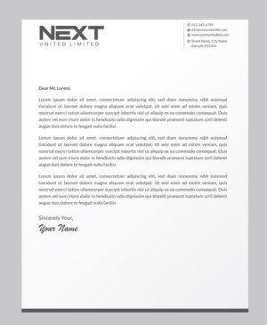 Letterhead Design by Infinitive Technology for this project | Design: #21124731
