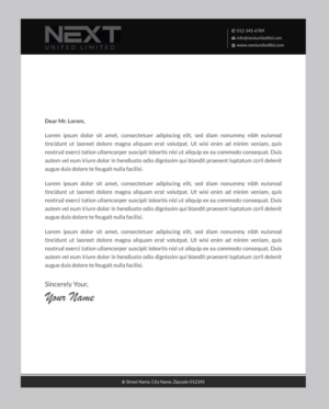 Letterhead Design by Infinitive Technology for this project | Design: #21124742