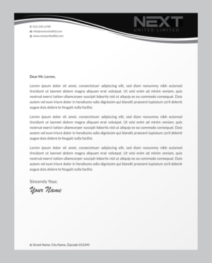Letterhead Design by Infinitive Technology for this project | Design: #21124744