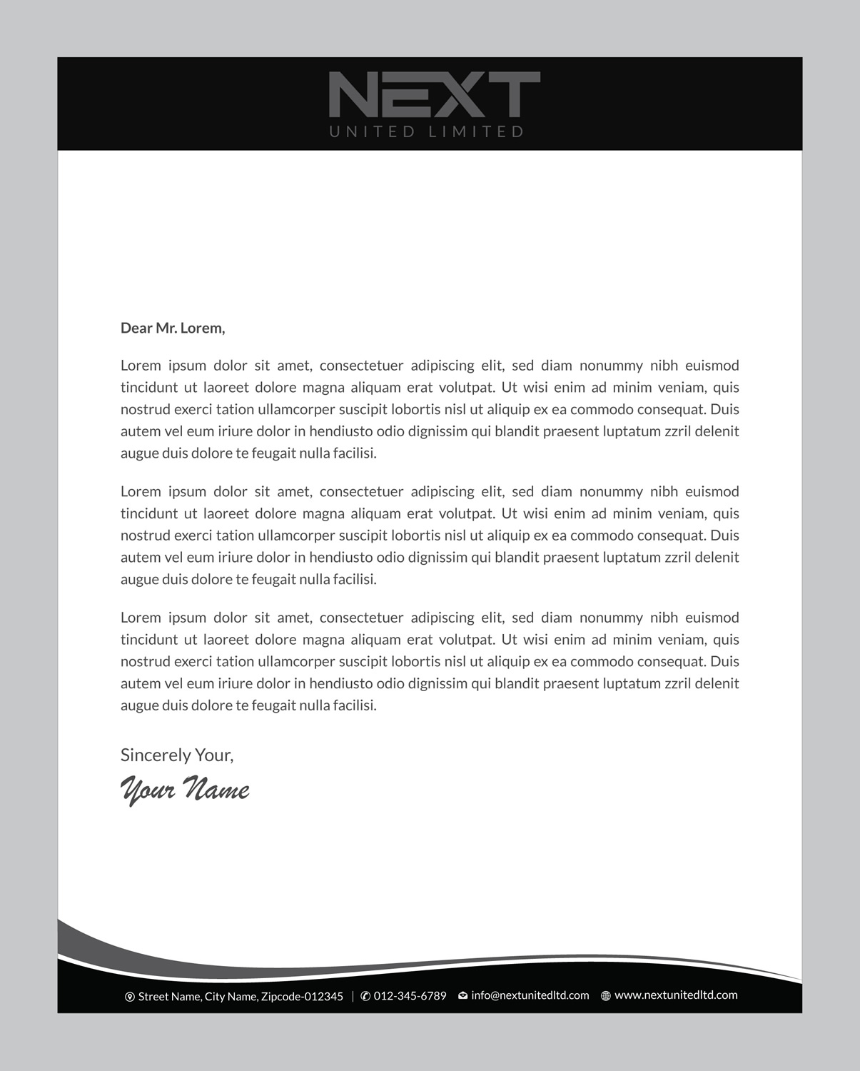 Letterhead Design by Infinitive Technology for this project | Design #21124751