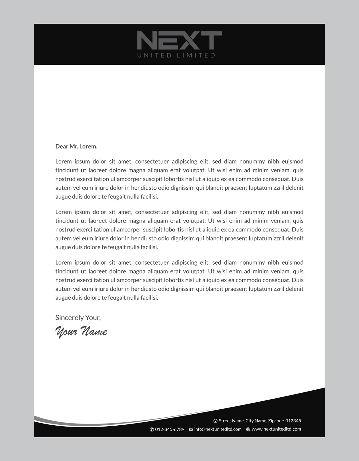 Letterhead Design by Infinitive Technology for this project | Design #21124760