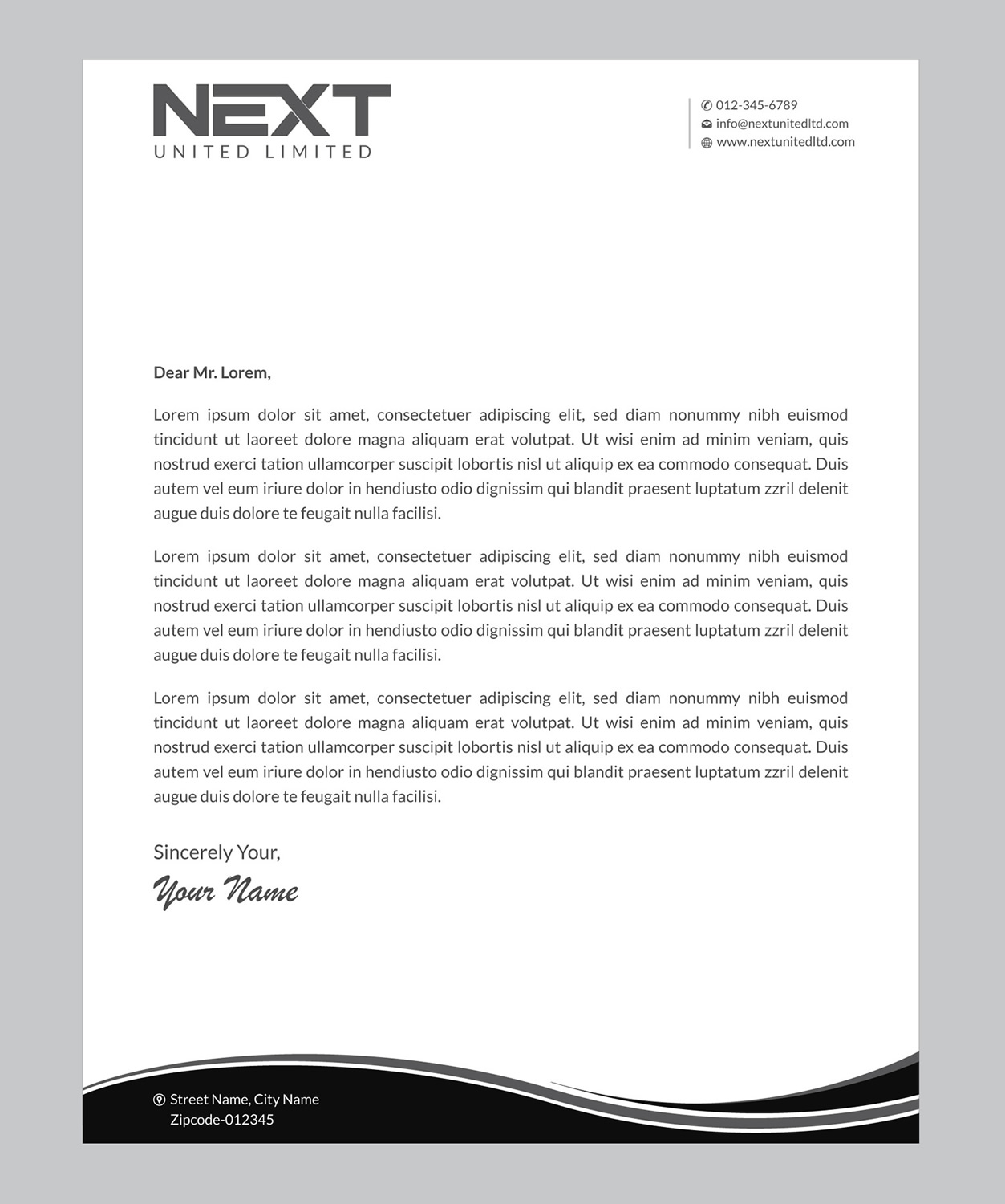 Letterhead Design by Infinitive Technology for this project | Design #21124761