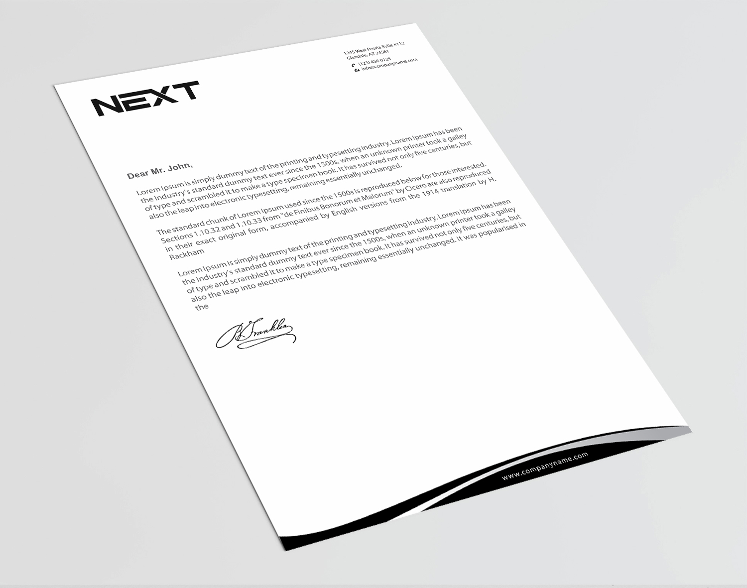 Diseño de Membrete por Infinitive Technology para este proyecto | Diseño #21141026