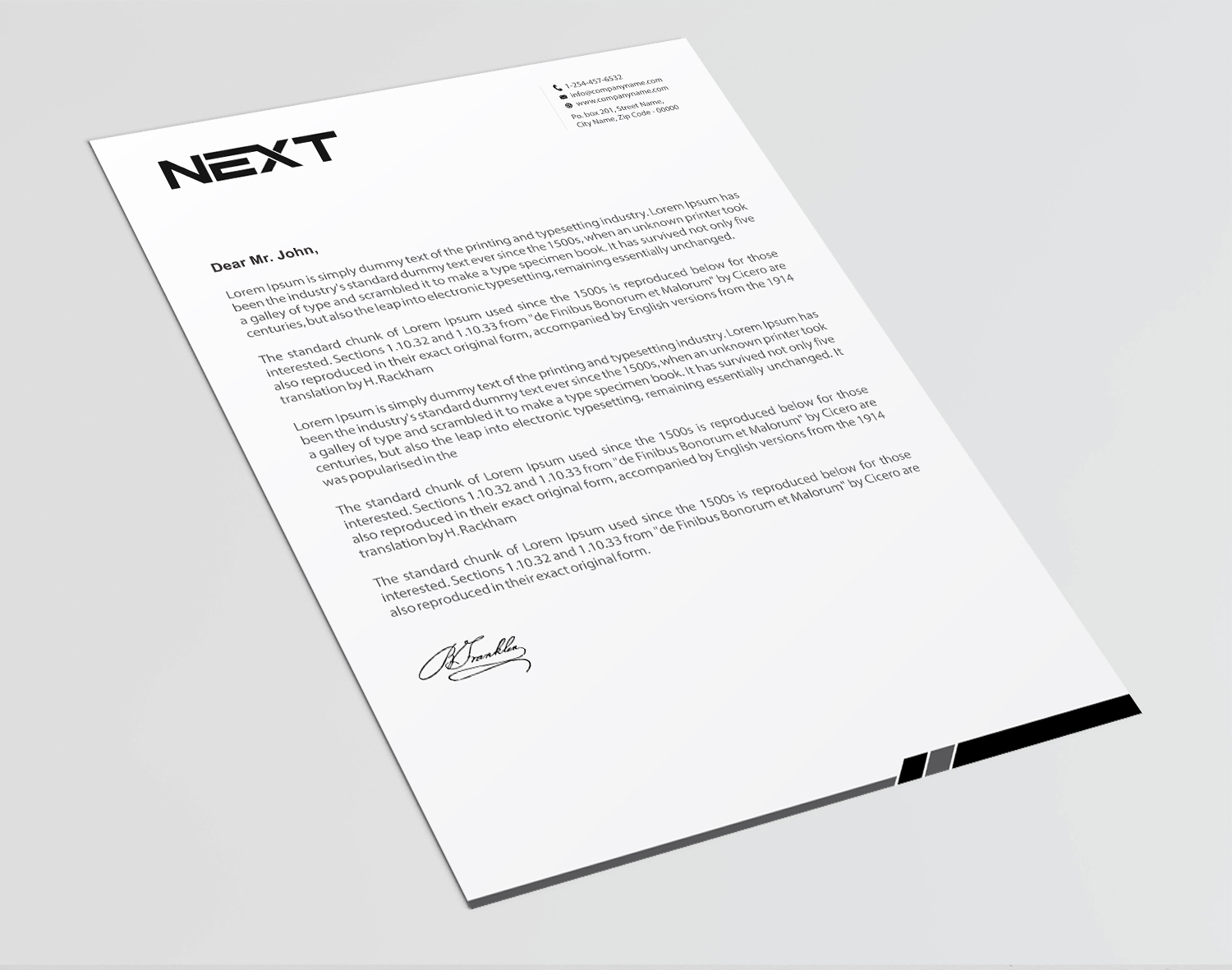 Letterhead Design by Infinitive Technology for this project | Design #21141049