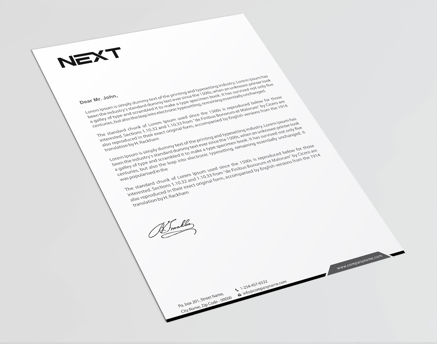 Letterhead Design by Infinitive Technology for this project | Design #21141065