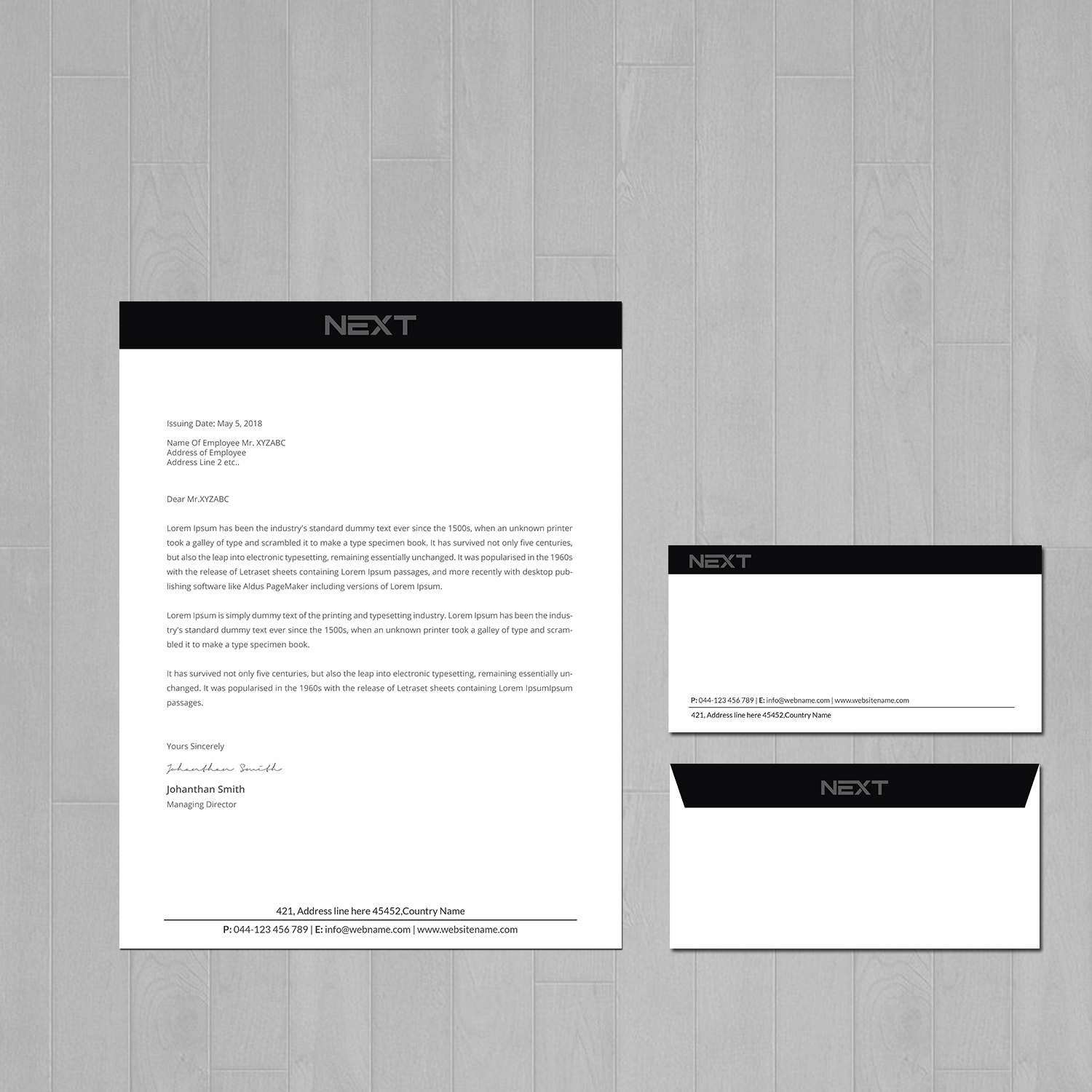 Letterhead Design by Creations Box 2015 for this project | Design #21100325