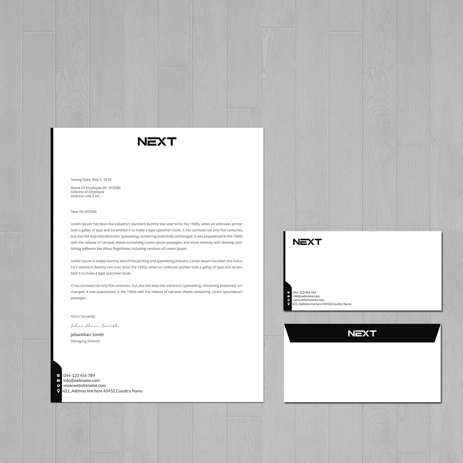 Letterhead Design by Creations Box 2015 for this project | Design #21100326