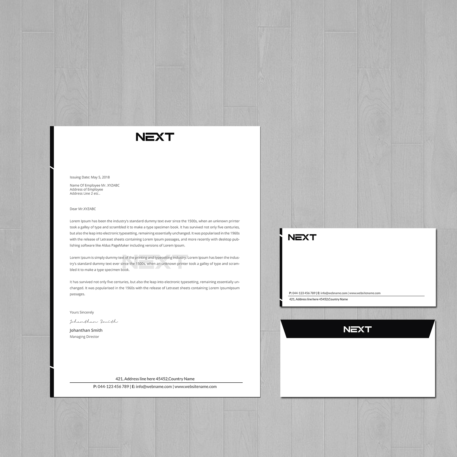 Letterhead Design by Creations Box 2015 for this project | Design #21100339