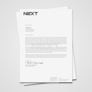 International Company needs a Letterhead & Envelope Design | Letterhead Design by OxonoArt