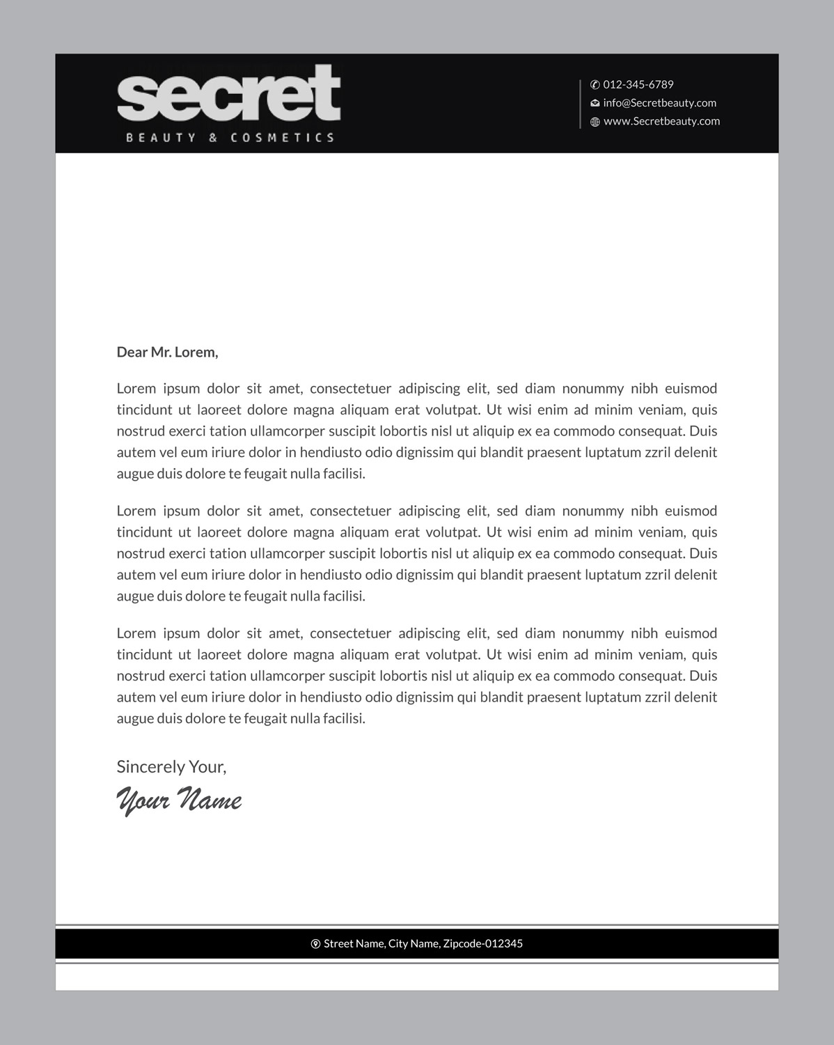 Briefkopf-Design von Infinitive Technology für dieses Projekt | Design #21092300