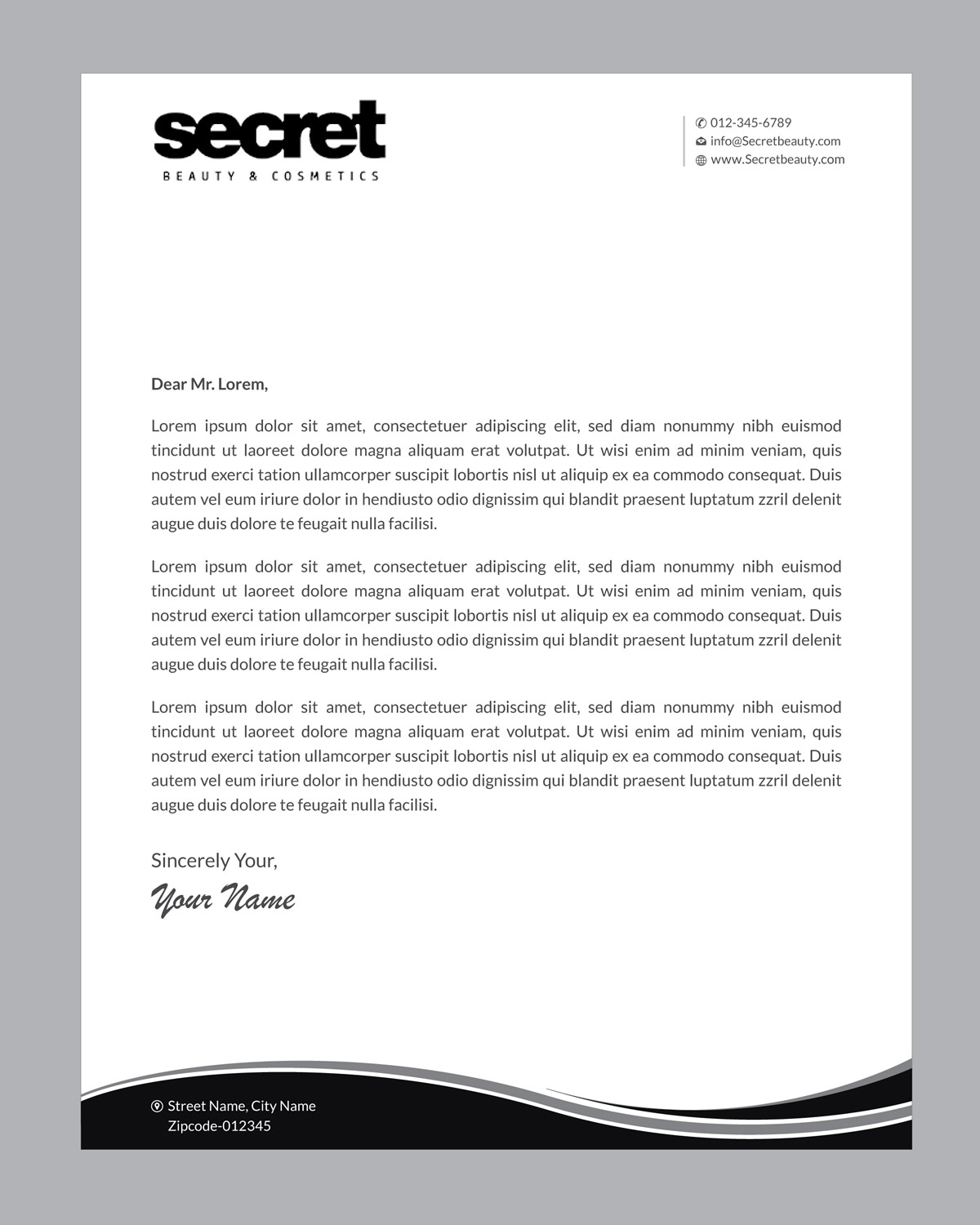 Briefkopf-Design von Infinitive Technology für dieses Projekt | Design #21092301