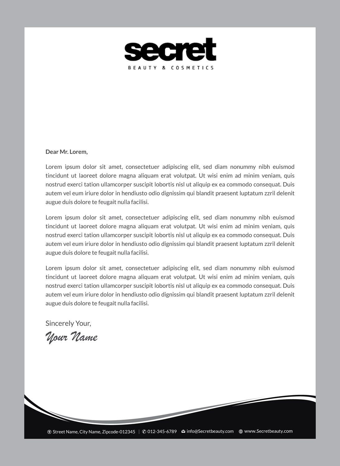 Letterhead Design by Infinitive Technology for this project | Design #21092307