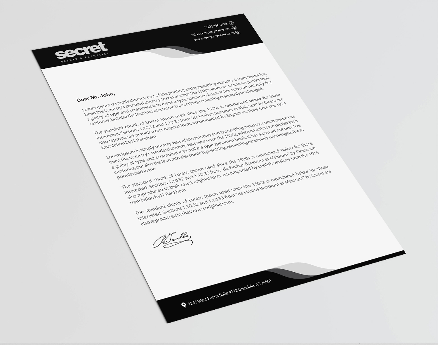 Letterhead Design by Infinitive Technology for this project | Design #21141922