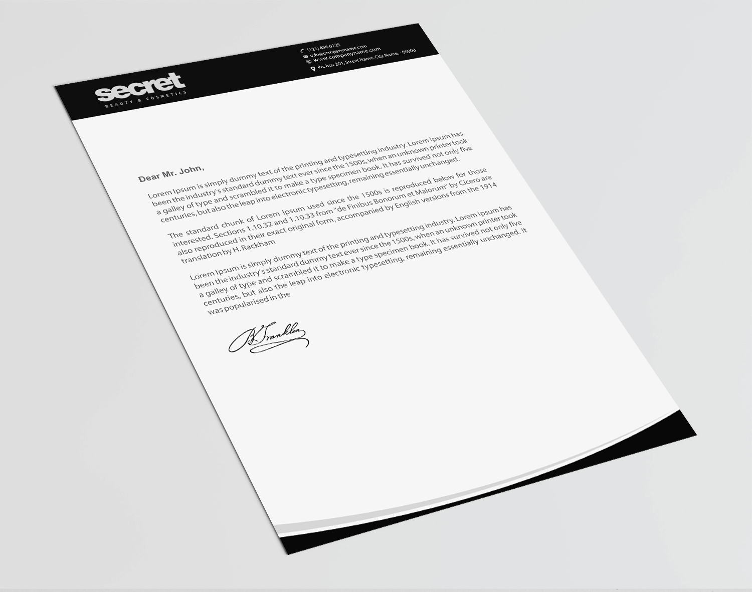 Briefkopf-Design von Infinitive Technology für dieses Projekt | Design #21141924