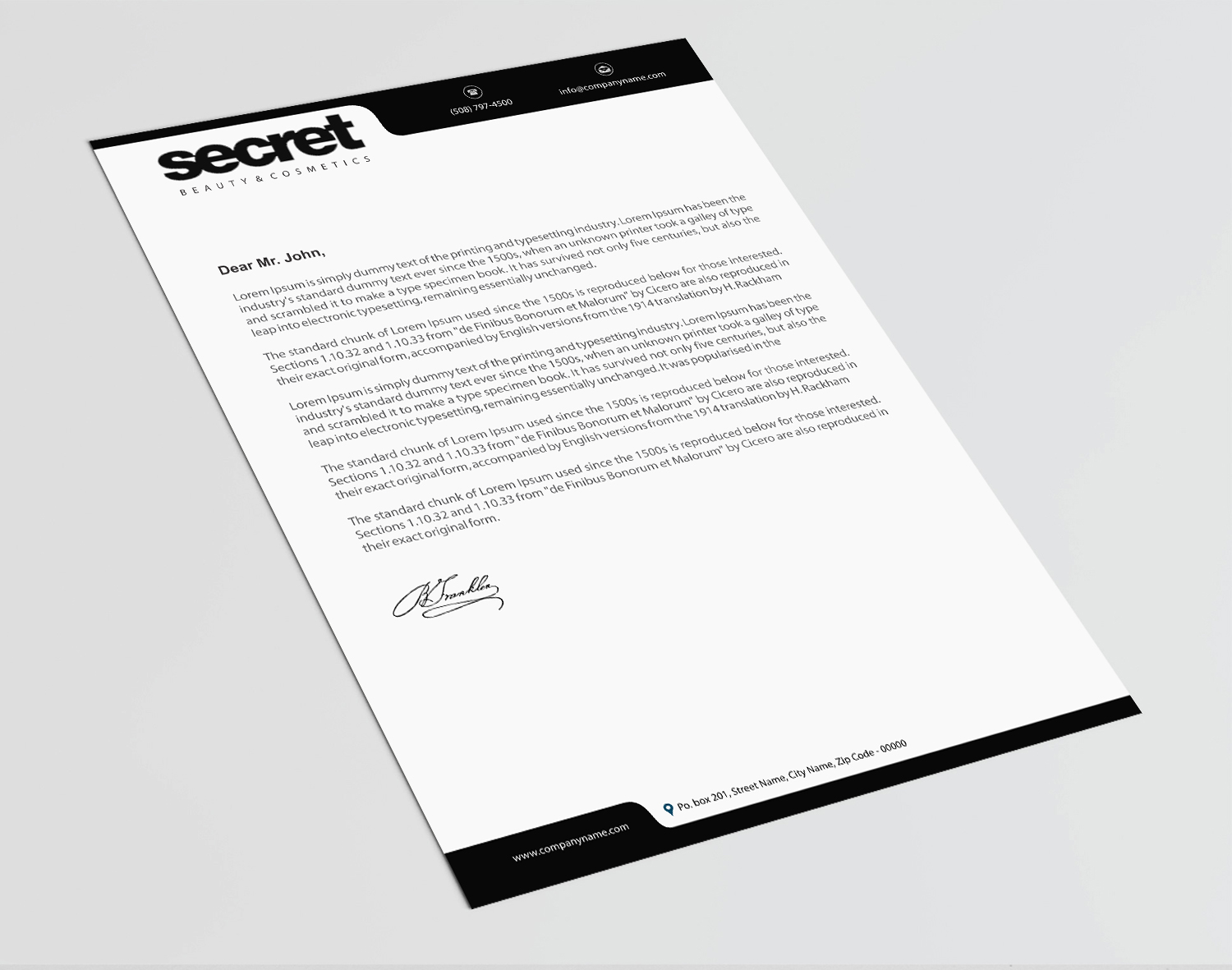 Briefkopf-Design von Infinitive Technology für dieses Projekt | Design #21141931