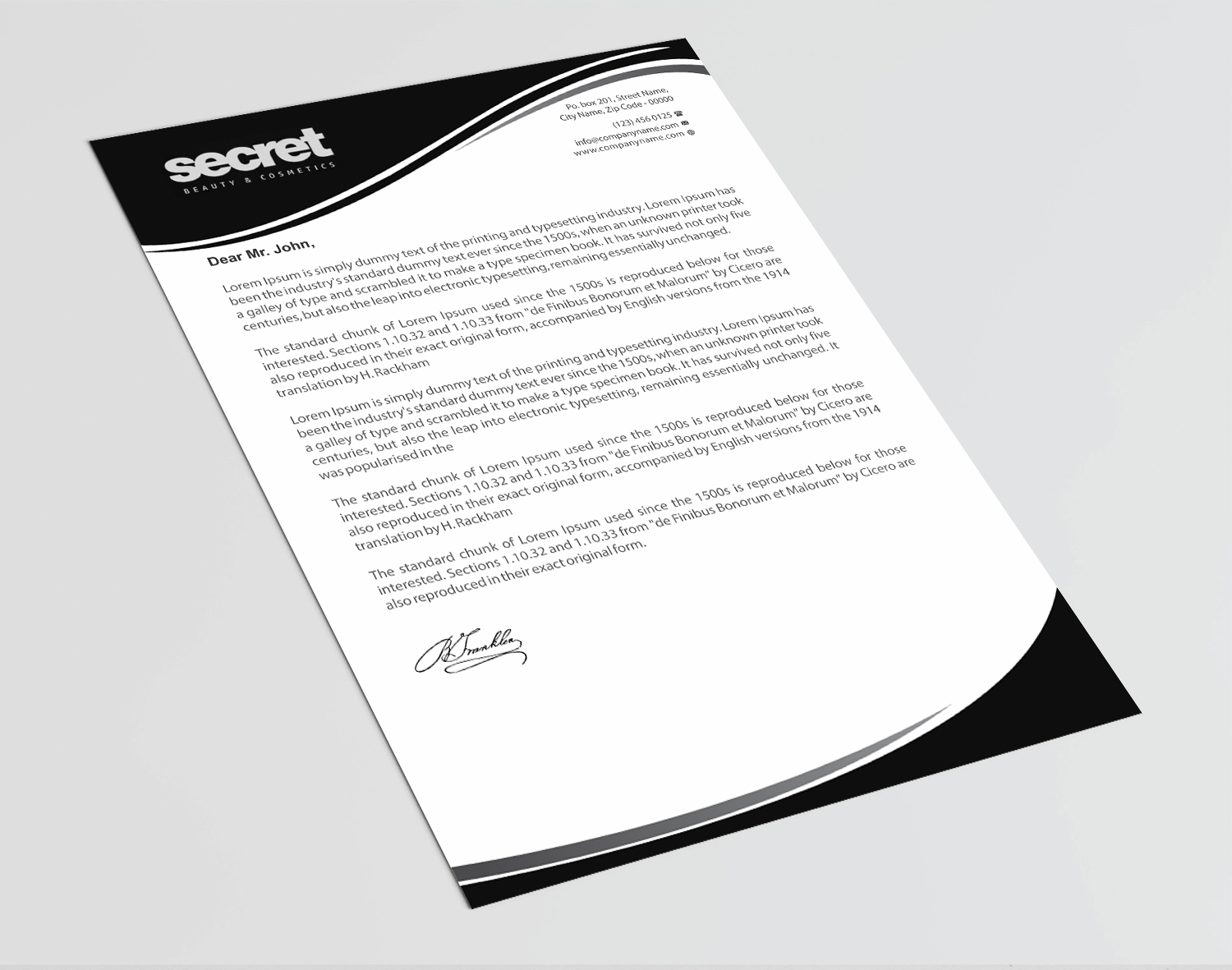 Briefkopf-Design von Infinitive Technology für dieses Projekt | Design #21141940