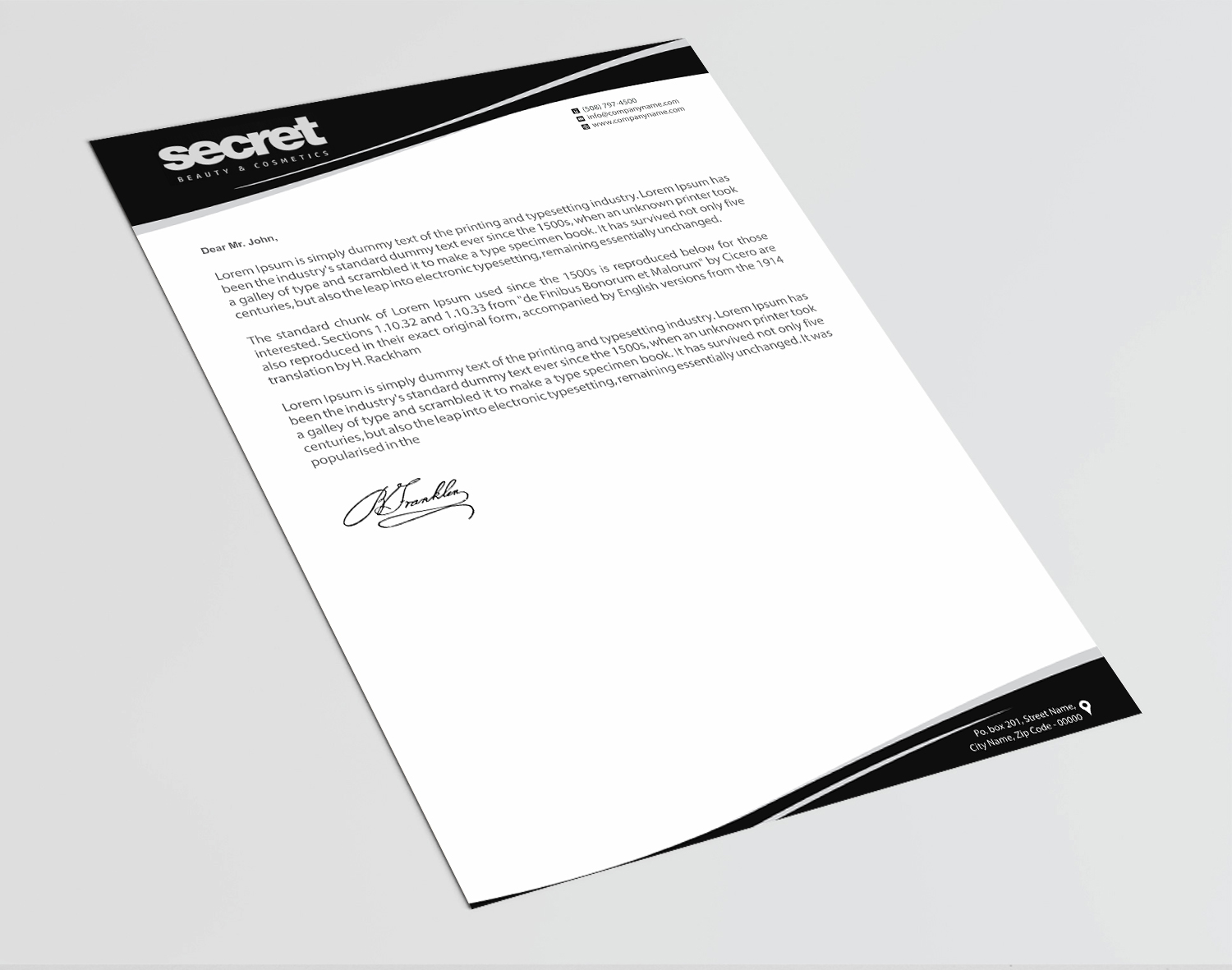 Briefkopf-Design von Infinitive Technology für dieses Projekt | Design #21141941