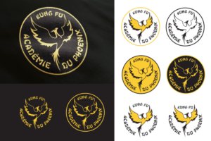 Kung fu Académie du Phoenix | Diseño de Logo por coo.lt
