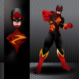ZAP!  Superhero & Defender of the City | Character Design by Gabriel T. Marques