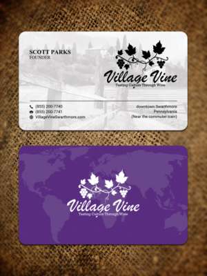 Visitenkarten-Design von Sandaruwan für Village Vine | Design #21111962