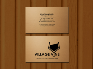 Visitenkarten-Design von Creations Box 2015 für Village Vine | Design #21093897