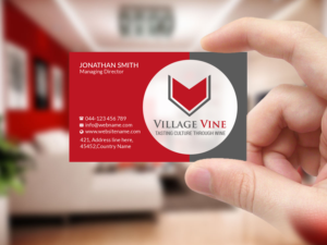 Business Card Design by Creations Box 2015 for Village Vine | Design: #21093906