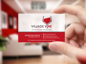 Business Card Design by Creations Box 2015 for Village Vine | Design: #21093907