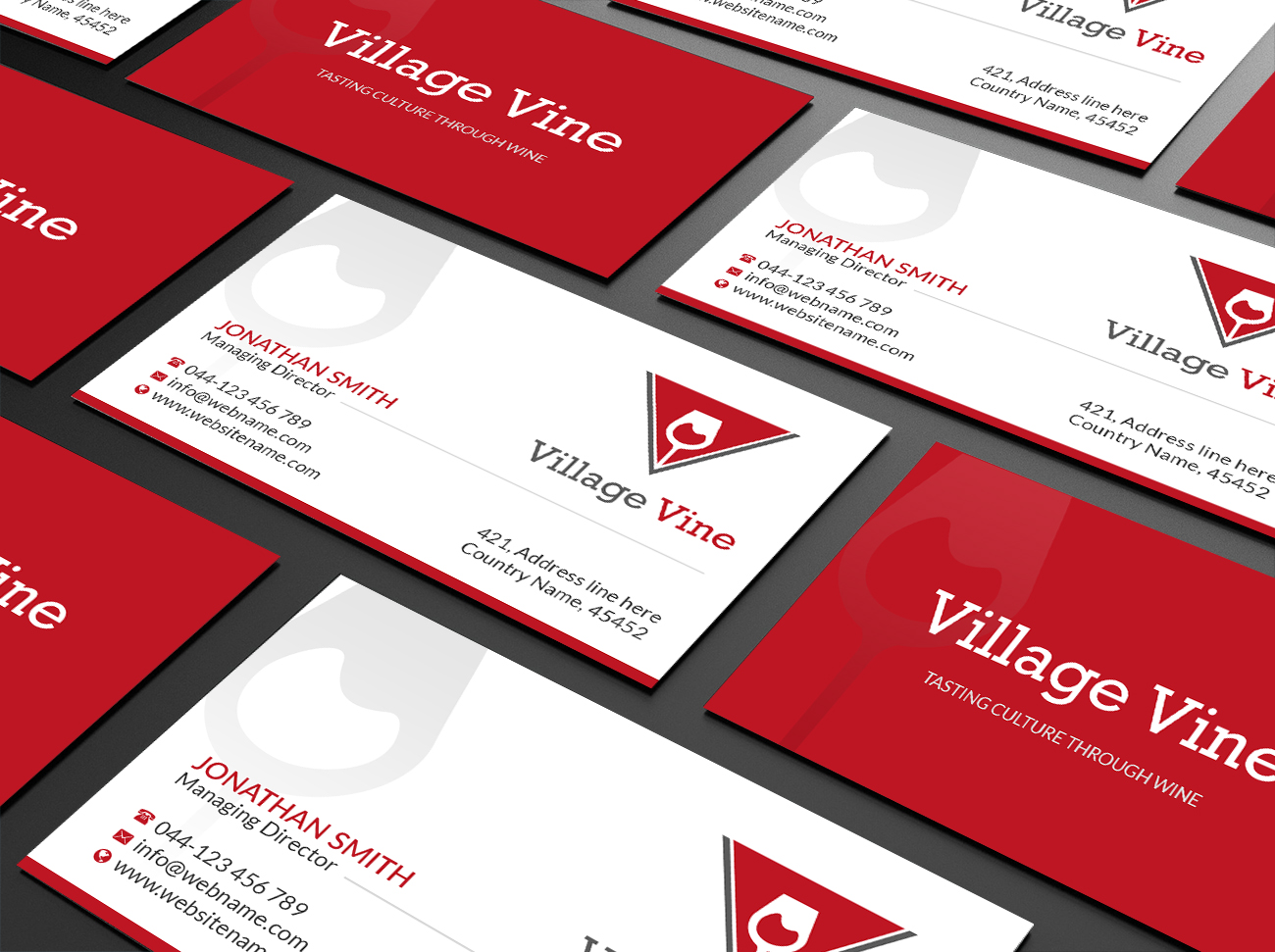 Business Card Design by Creations Box 2015 for Village Vine | Design #21094290