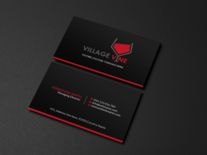 Business Card Design by Creations Box 2015 for Village Vine | Design: #21094291