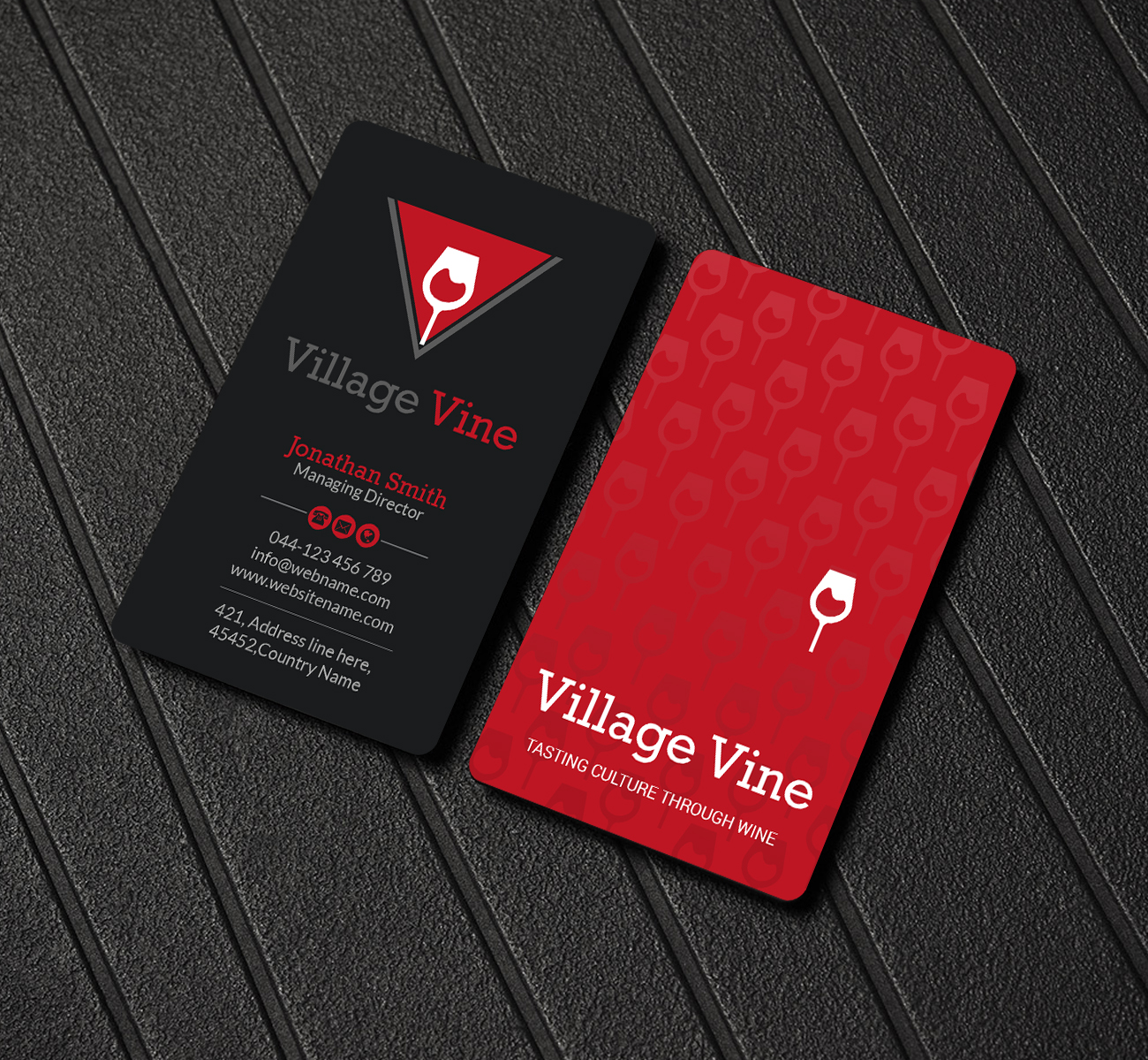 Business Card Design by Creations Box 2015 for Village Vine | Design #21094299