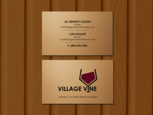 Business Card Design by Creations Box 2015 for Village Vine | Design: #21128663
