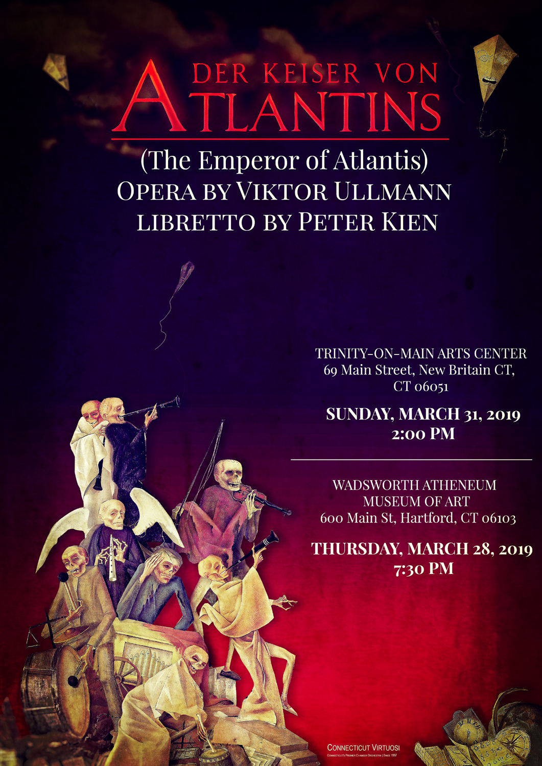 Poster Design by Marta van Eck for Connecticut Virtuosi Chamber Orchestra, Inc.  | Design #21142010