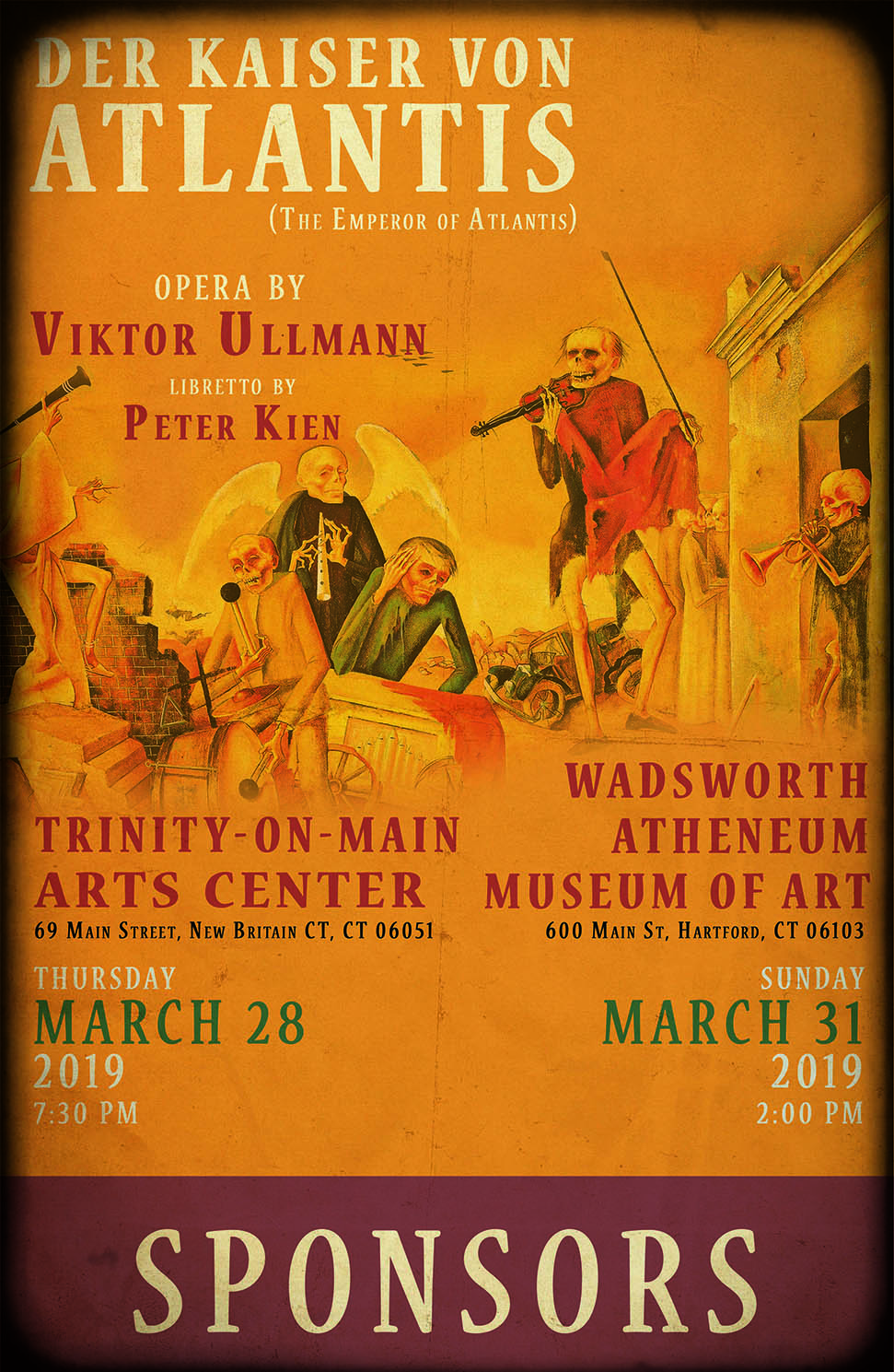 Poster Design by Thanos Tok for Connecticut Virtuosi Chamber Orchestra, Inc.  | Design #21119517