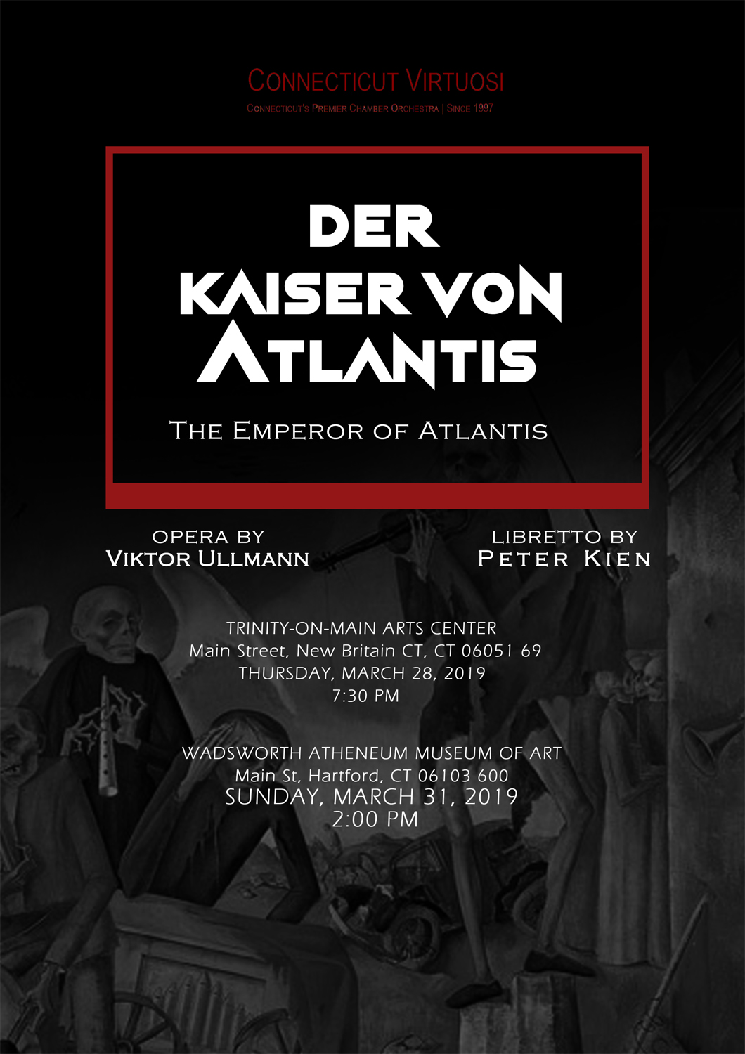 Poster Design by Olexa Ali for Connecticut Virtuosi Chamber Orchestra, Inc.  | Design #21119973