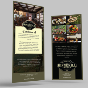 Binnekill Tavern | Diseño de Flyer por coo.lt
