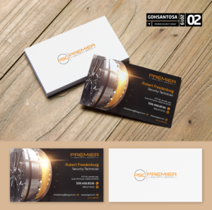 Business Card Design by Gohsantosa