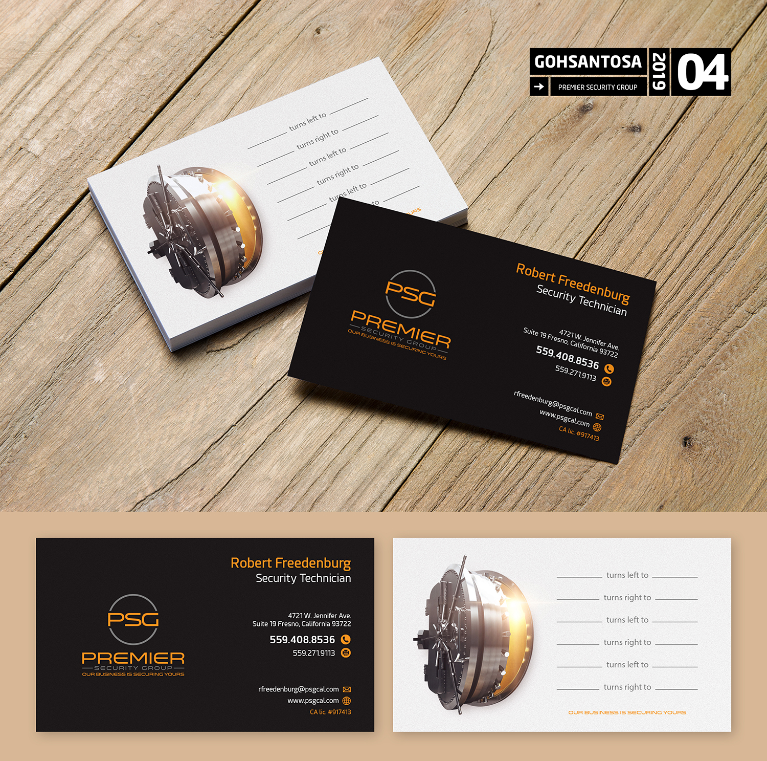 Visitenkarten-Design von Gohsantosa für dieses Projekt | Design #21120821