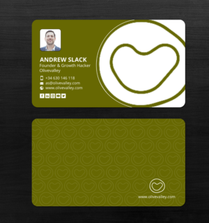 Olive Valley Business Cards For New Startup | Business Card Design by chandrayaan.creative