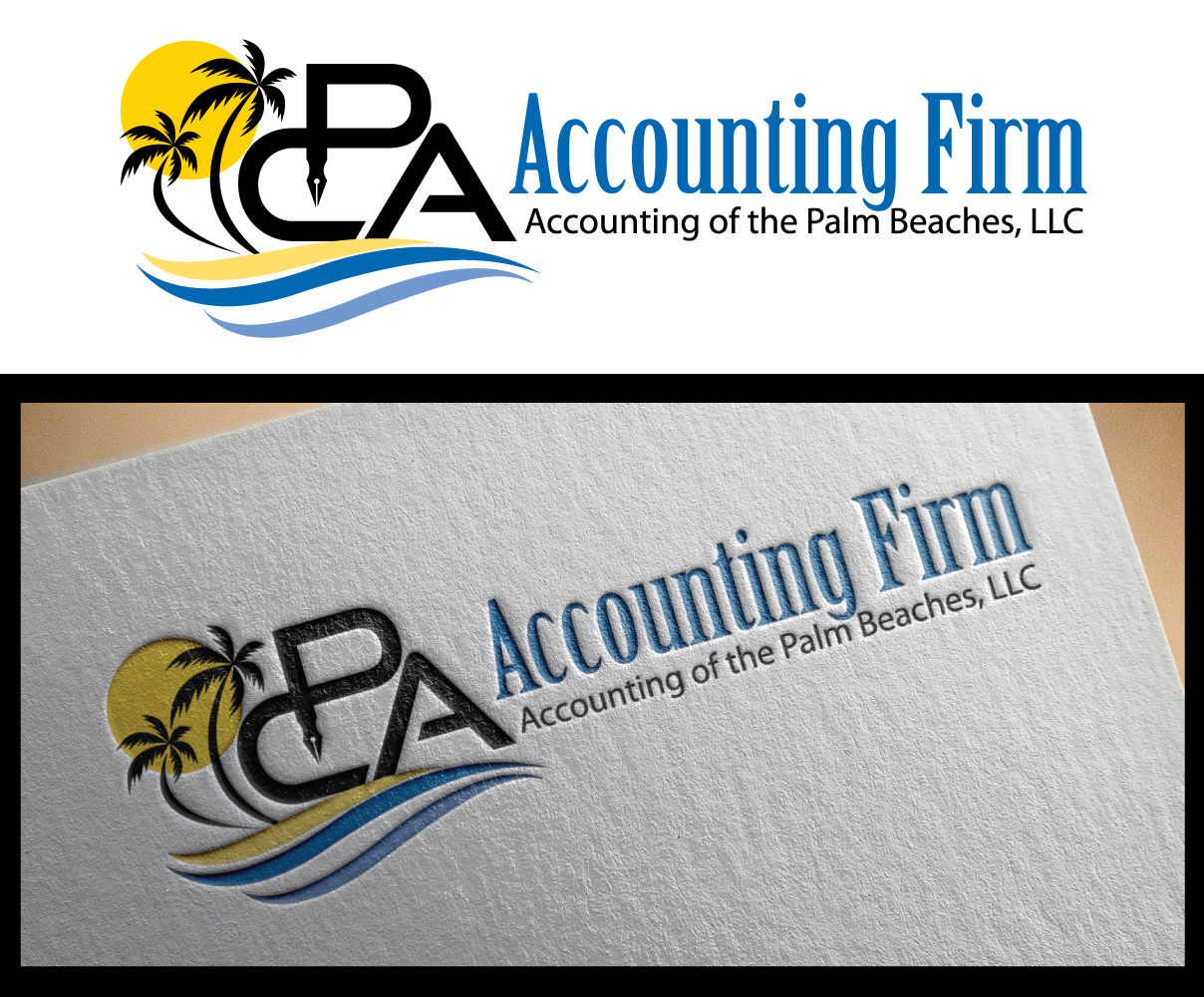Diseño de Logo por Graphicsexpert para Accounting of the Palm Beaches, LLC  | Diseño: #21104850