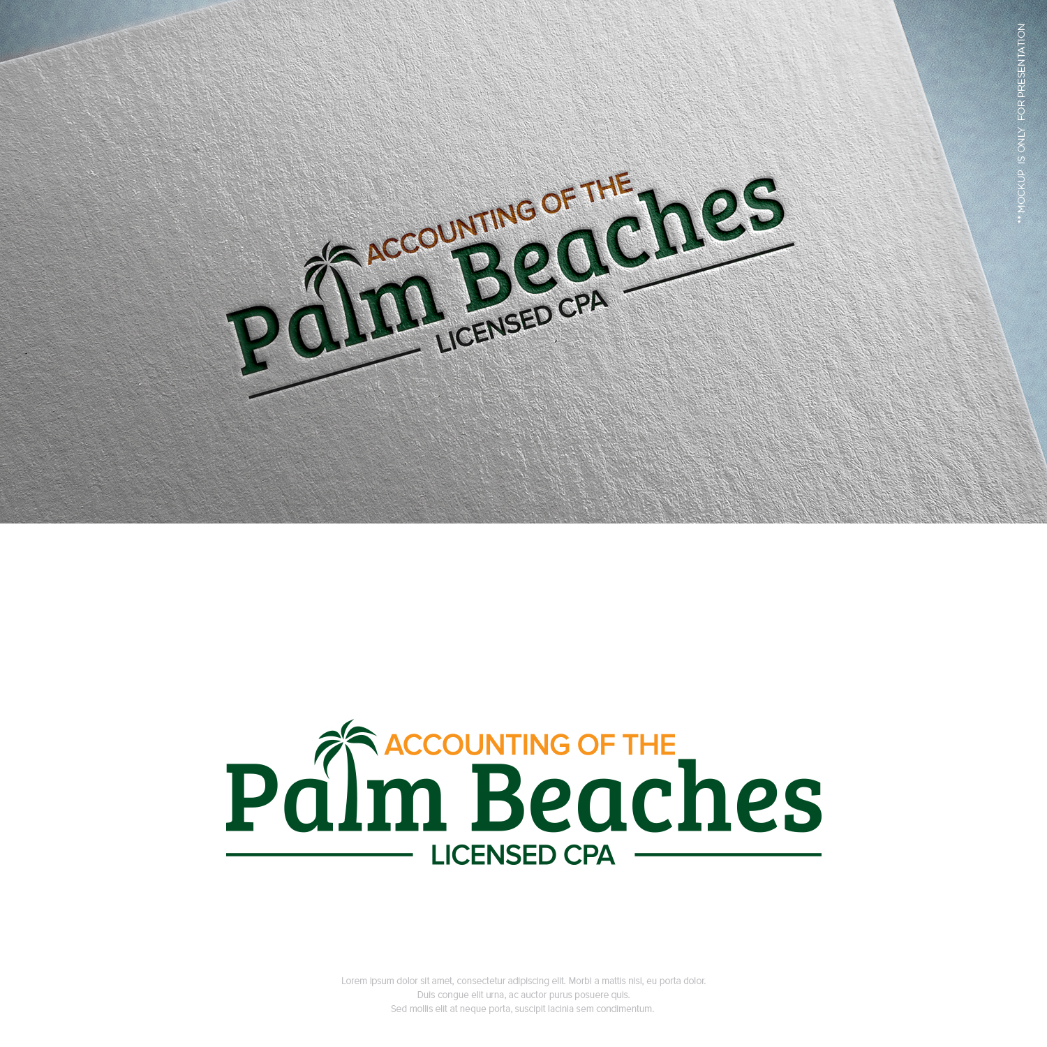 Diseño de Logo por designbysy para Accounting of the Palm Beaches, LLC  | Diseño #21103918