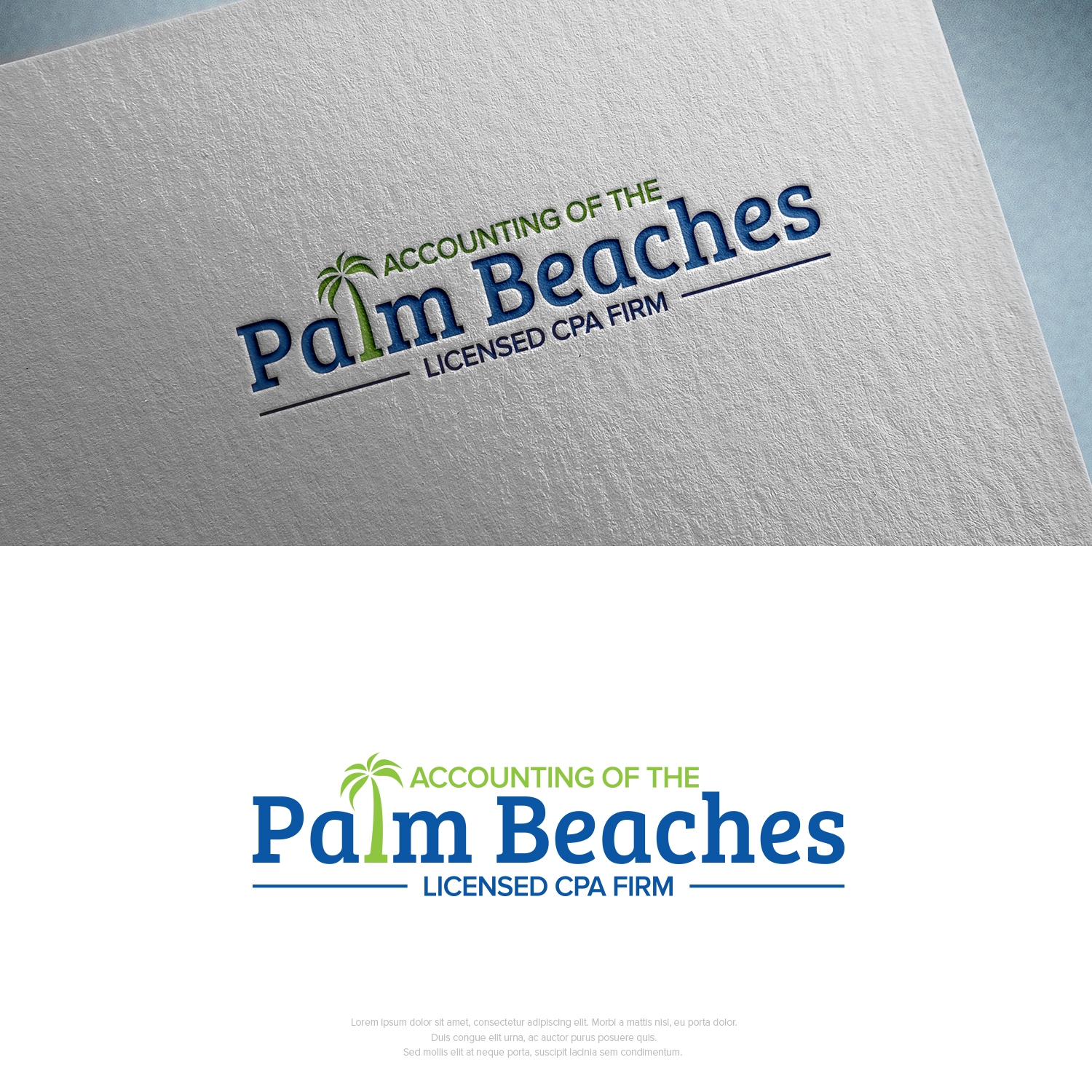 Logo Design by designbysy for Accounting of the Palm Beaches, LLC  | Design #21104940