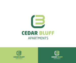 Cedar Bluff Apartments  | Logo Design by Grapi