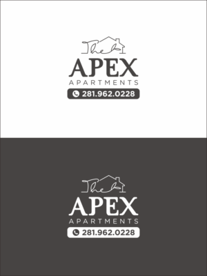 The Apex Apartments / 281.962.0228 | Logo Design by BUNG