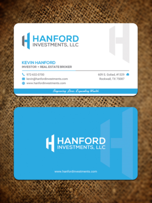 Hanford Investments Business Cards | Diseño de Tarjeta de Presentación por Sandaruwan