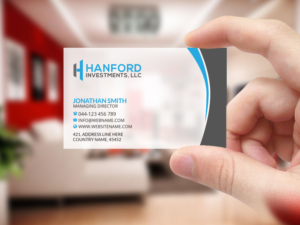 Business Card Design by Creations Box 2015 for Hanford Investments, LLC | Design: #21123998