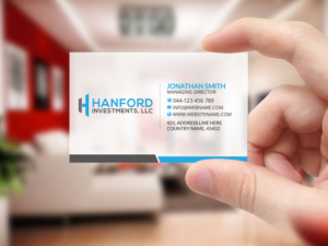 Business Card Design by Creations Box 2015 for Hanford Investments, LLC | Design: #21124000