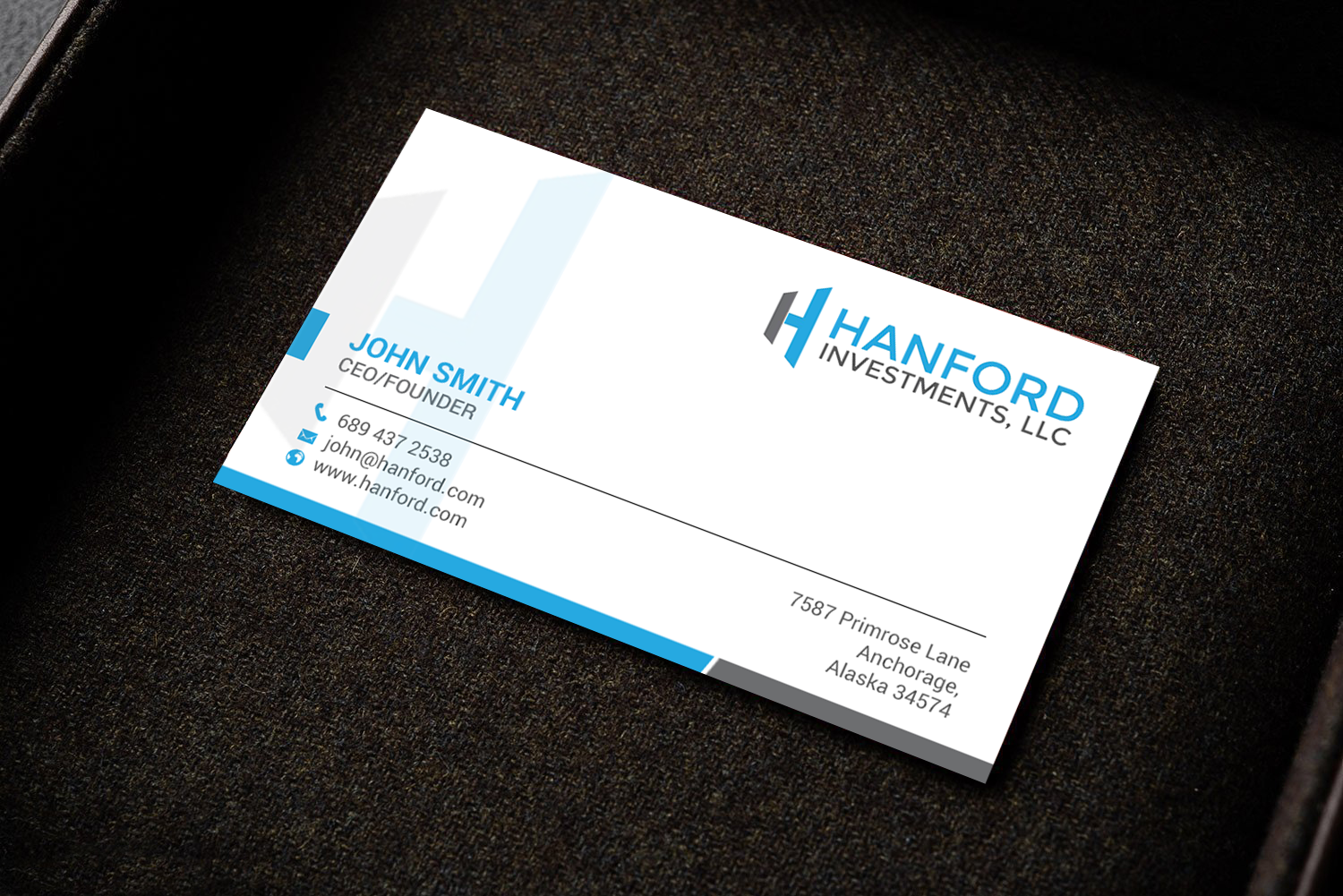 Business Card Design by chandrayaan.creative for Hanford Investments, LLC | Design #21123420